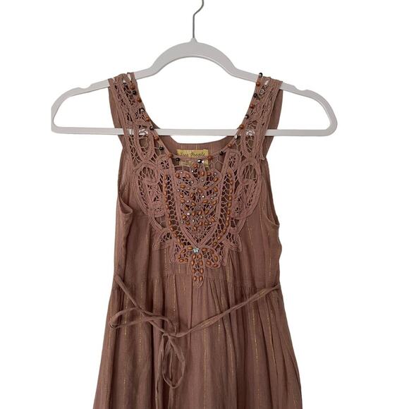 Free People Vintage Beaded Dress - Picture 2 of 6